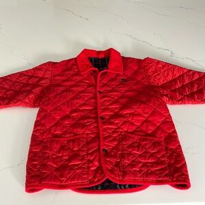 Burberrys red unisex jacket